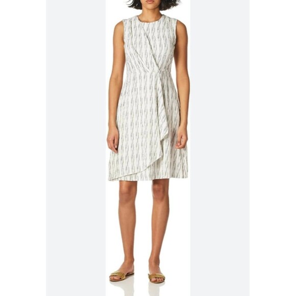 Calvin Klein Women's size 12 Sleeveless Dress with Side Pleated Ruffle - Picture 1 of 3